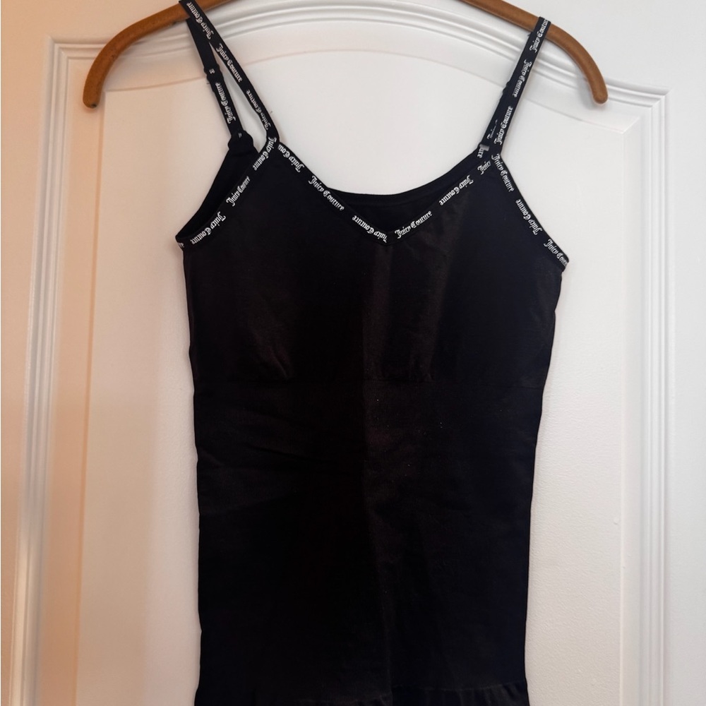 Set of Black & White Juicy Couture Tank Tops & Red Bodycon Bodysuit
